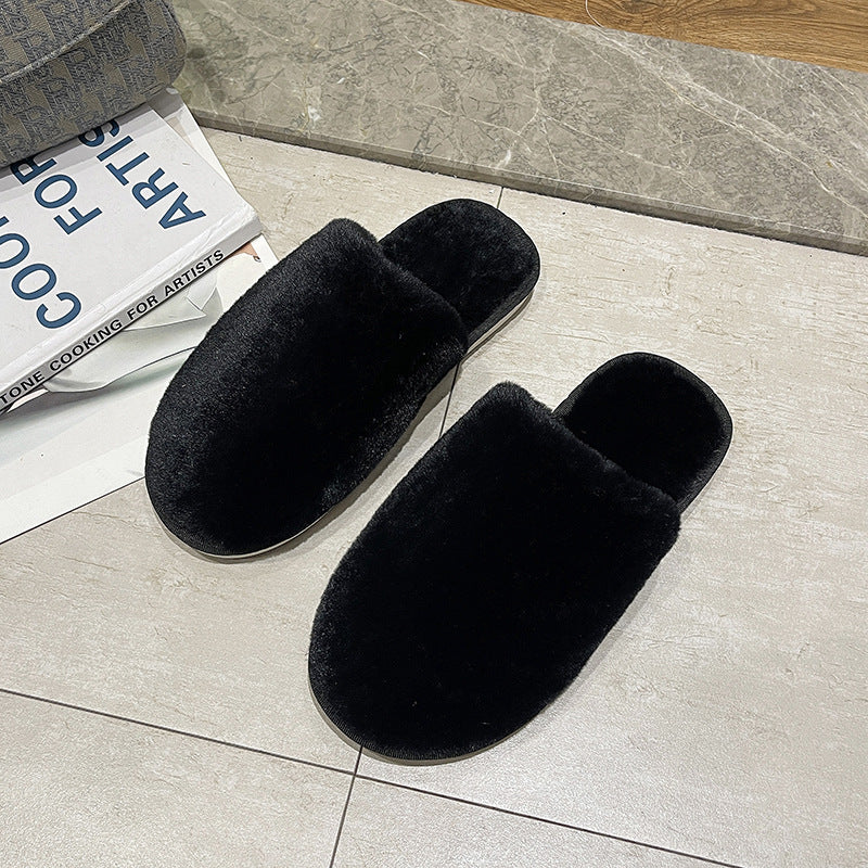 Wholesale New Velvet Thickened Plush Slippers